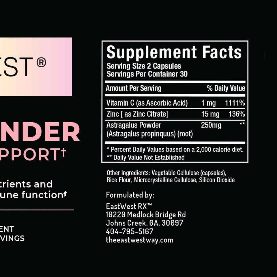 The Defender Supplement Facts Feb 2022